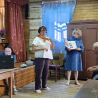 Презентация книги на родине Н. Терюхина